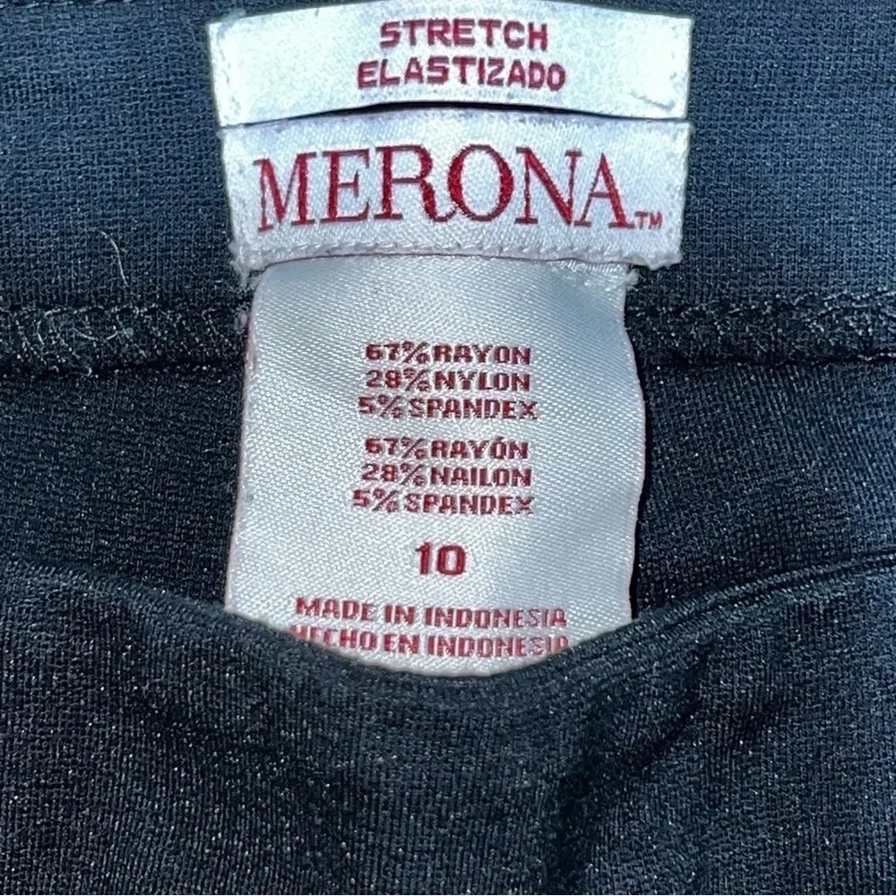 Merona Women’s Black Stretch Pants Size 10 – Sleek and Versatile